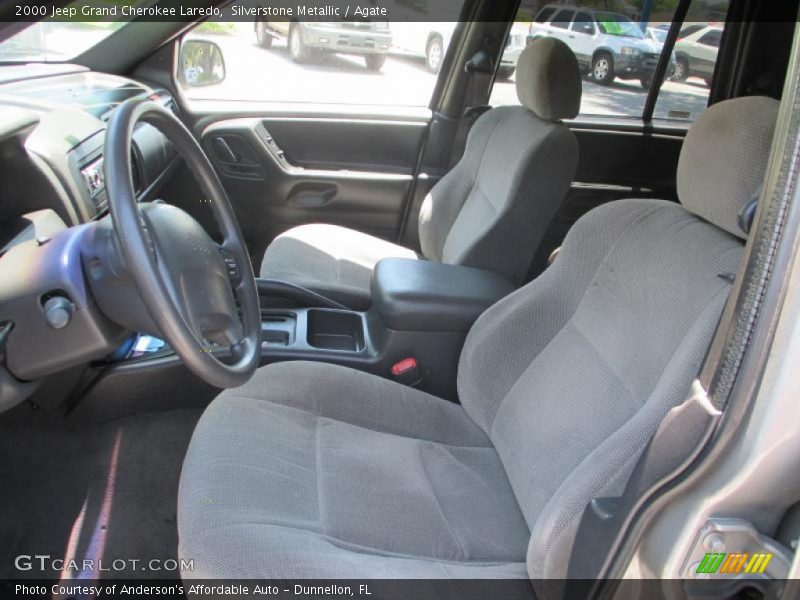 Silverstone Metallic / Agate 2000 Jeep Grand Cherokee Laredo