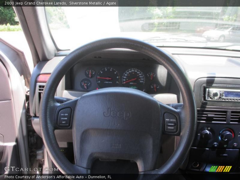 Silverstone Metallic / Agate 2000 Jeep Grand Cherokee Laredo