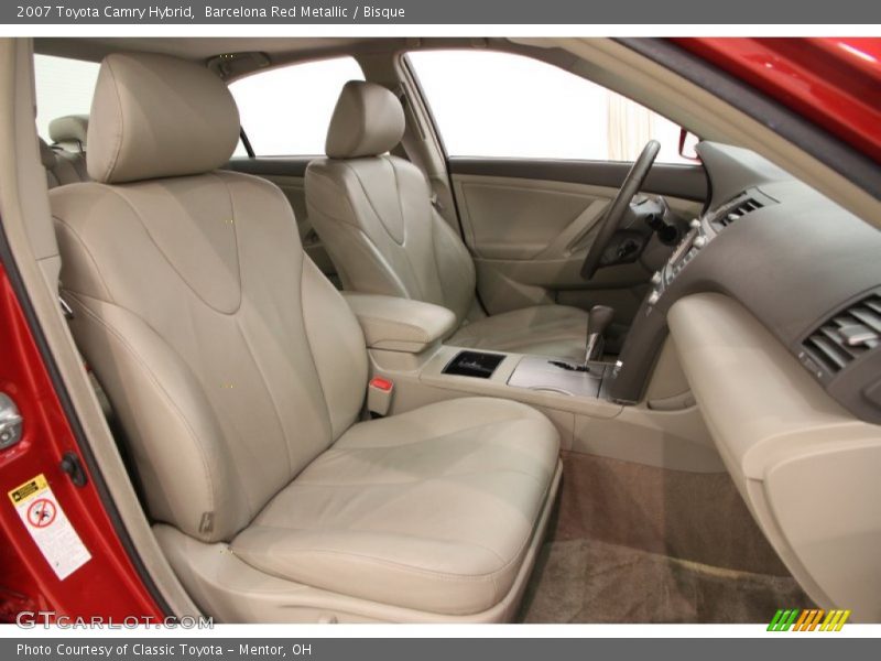 Barcelona Red Metallic / Bisque 2007 Toyota Camry Hybrid