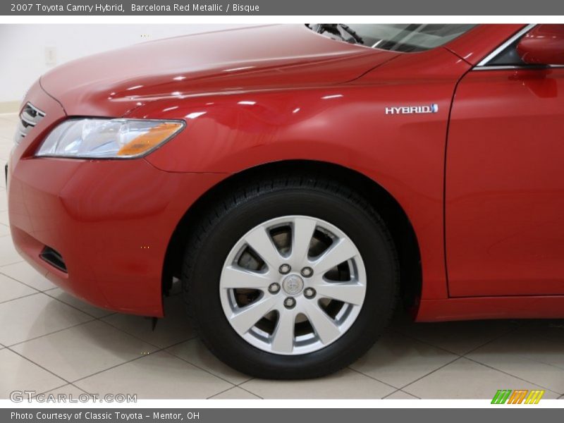 Barcelona Red Metallic / Bisque 2007 Toyota Camry Hybrid