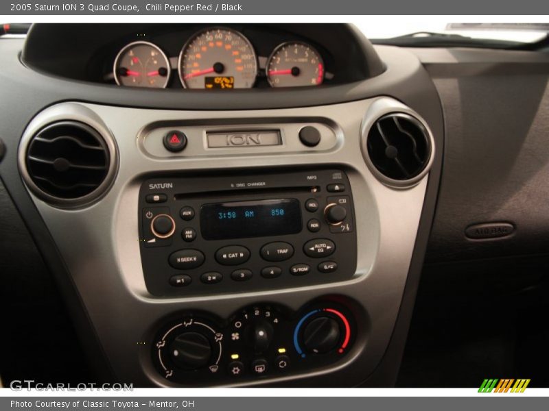 Chili Pepper Red / Black 2005 Saturn ION 3 Quad Coupe