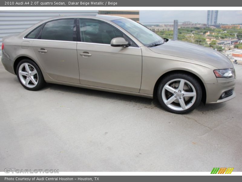 Dakar Beige Metallic / Beige 2010 Audi A4 2.0T quattro Sedan