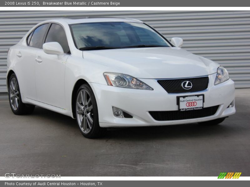 Breakwater Blue Metallic / Cashmere Beige 2008 Lexus IS 250