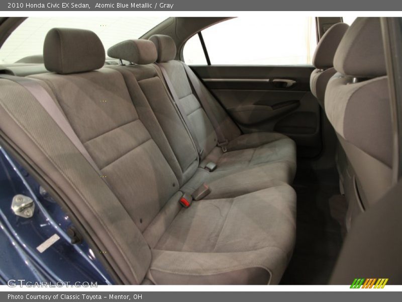 Atomic Blue Metallic / Gray 2010 Honda Civic EX Sedan