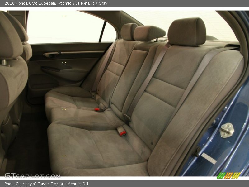 Atomic Blue Metallic / Gray 2010 Honda Civic EX Sedan