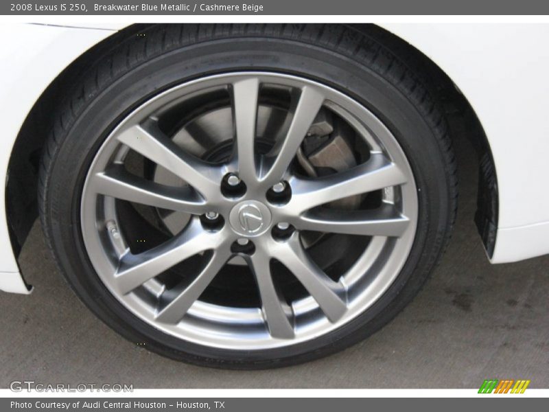 Breakwater Blue Metallic / Cashmere Beige 2008 Lexus IS 250
