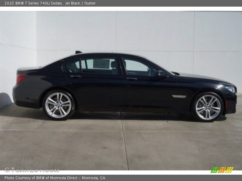 Jet Black / Oyster 2015 BMW 7 Series 740Li Sedan