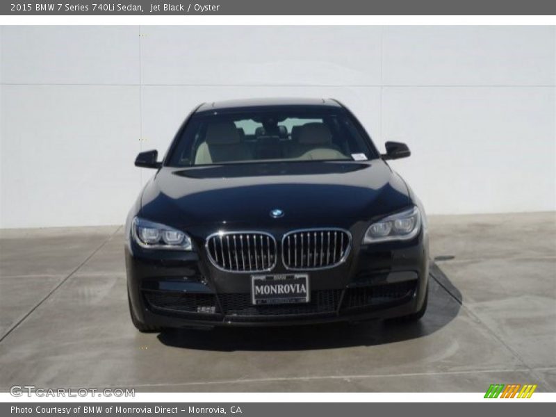 Jet Black / Oyster 2015 BMW 7 Series 740Li Sedan