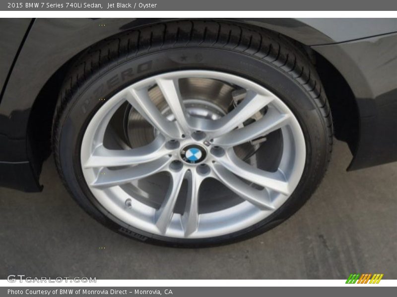 Jet Black / Oyster 2015 BMW 7 Series 740Li Sedan