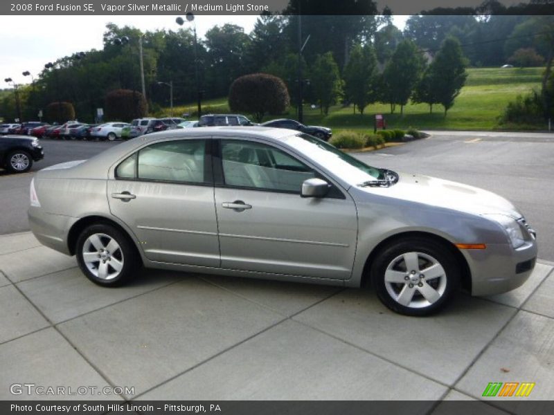 Vapor Silver Metallic / Medium Light Stone 2008 Ford Fusion SE