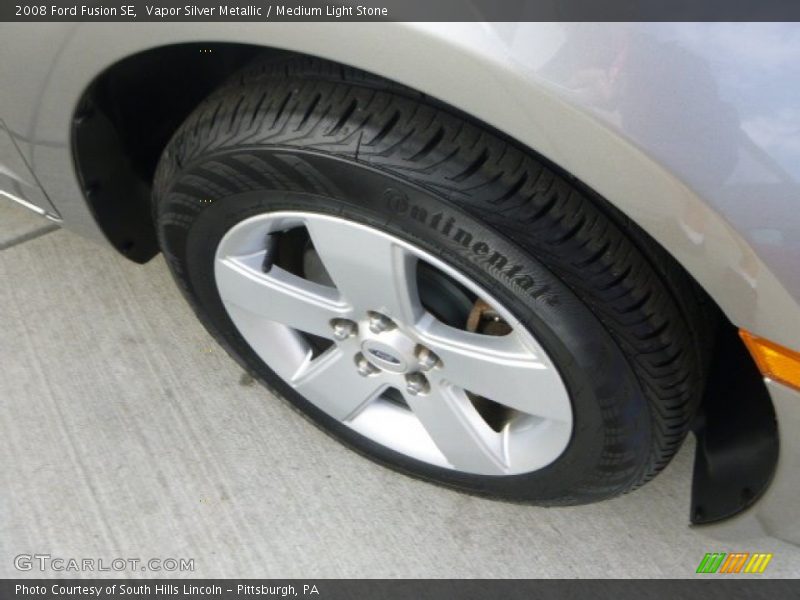 Vapor Silver Metallic / Medium Light Stone 2008 Ford Fusion SE