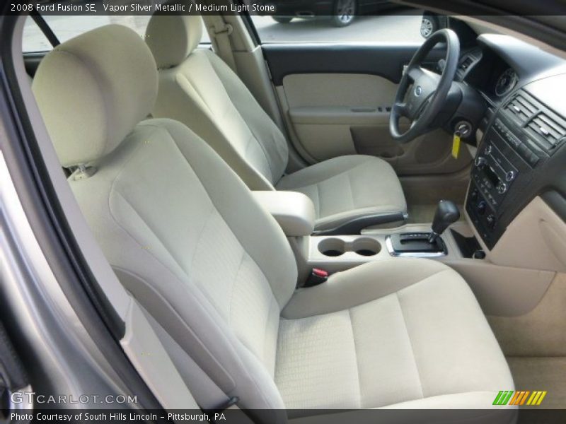Vapor Silver Metallic / Medium Light Stone 2008 Ford Fusion SE