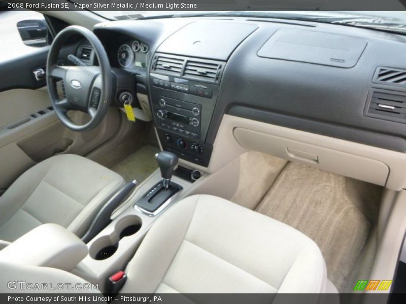 Vapor Silver Metallic / Medium Light Stone 2008 Ford Fusion SE