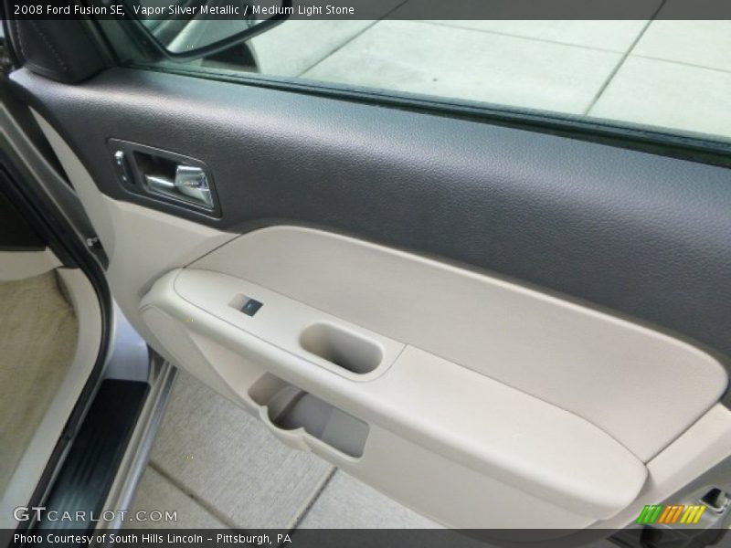 Vapor Silver Metallic / Medium Light Stone 2008 Ford Fusion SE