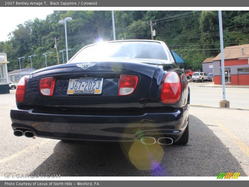Black Sapphire / Cotswold 2007 Bentley Arnage T