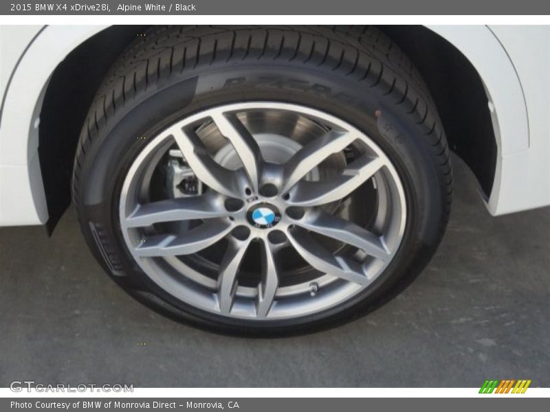 Alpine White / Black 2015 BMW X4 xDrive28i