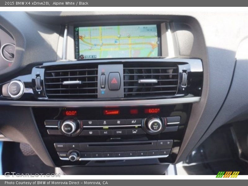 Alpine White / Black 2015 BMW X4 xDrive28i