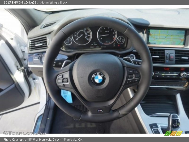Alpine White / Black 2015 BMW X4 xDrive28i