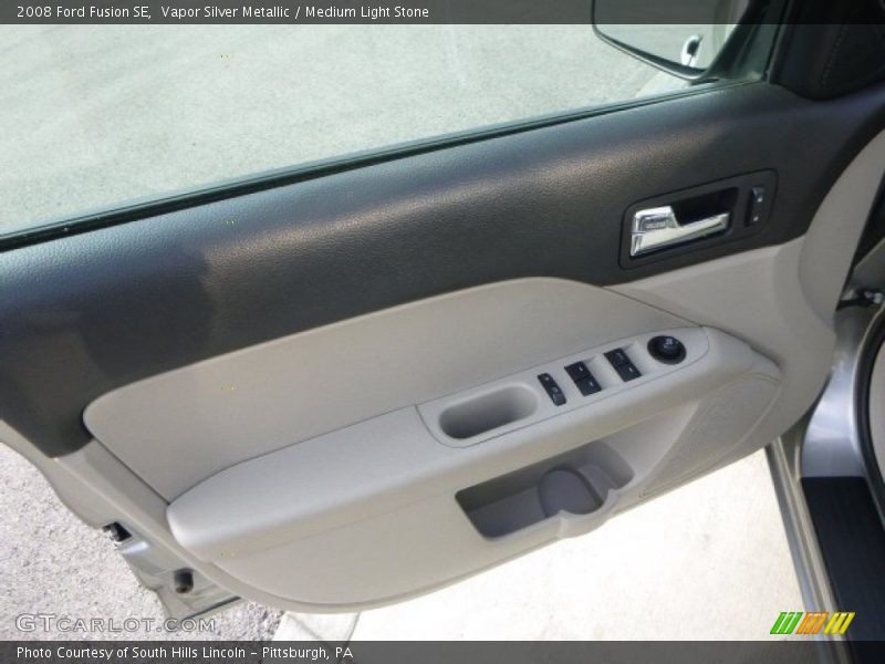 Vapor Silver Metallic / Medium Light Stone 2008 Ford Fusion SE