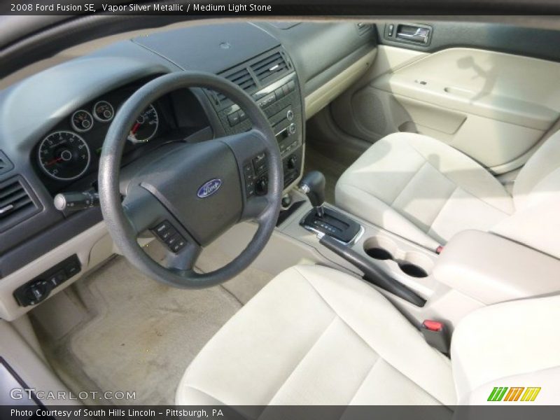 Vapor Silver Metallic / Medium Light Stone 2008 Ford Fusion SE