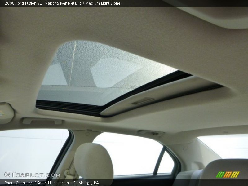 Vapor Silver Metallic / Medium Light Stone 2008 Ford Fusion SE