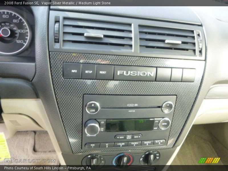 Vapor Silver Metallic / Medium Light Stone 2008 Ford Fusion SE