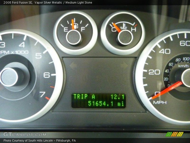 Vapor Silver Metallic / Medium Light Stone 2008 Ford Fusion SE