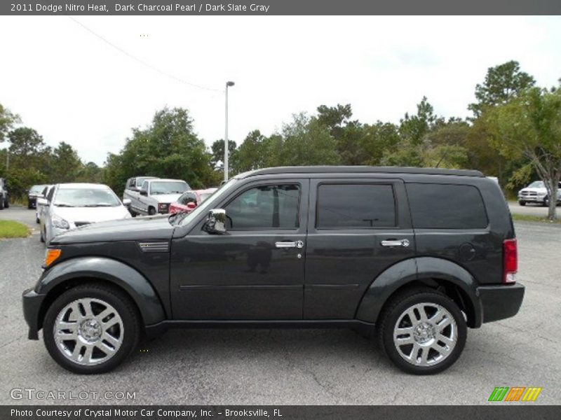 Dark Charcoal Pearl / Dark Slate Gray 2011 Dodge Nitro Heat