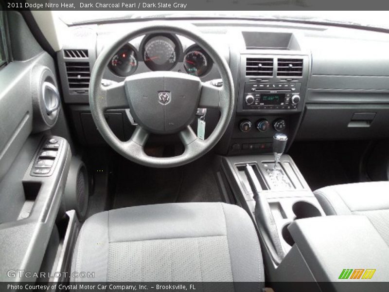 Dark Charcoal Pearl / Dark Slate Gray 2011 Dodge Nitro Heat