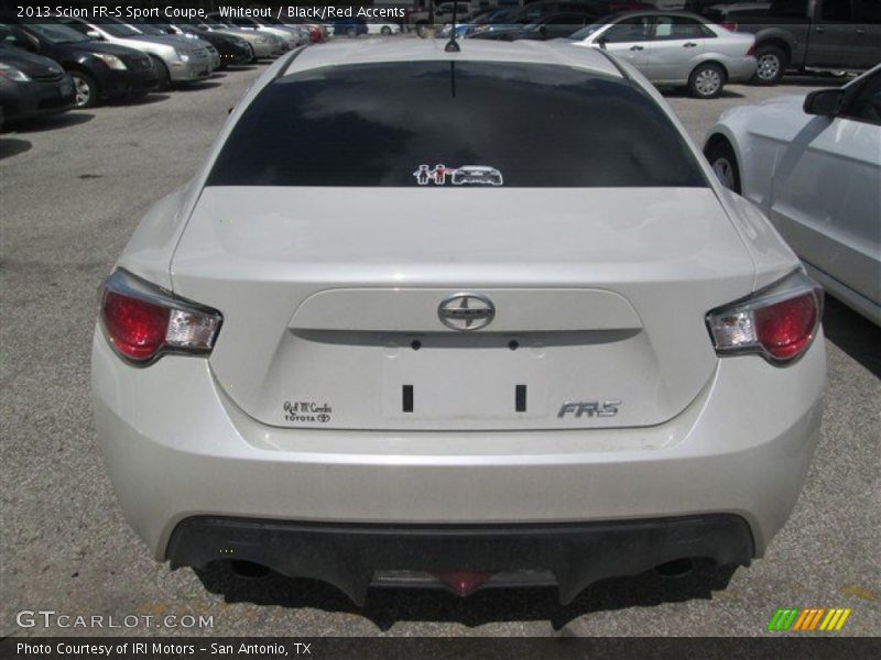 Whiteout / Black/Red Accents 2013 Scion FR-S Sport Coupe