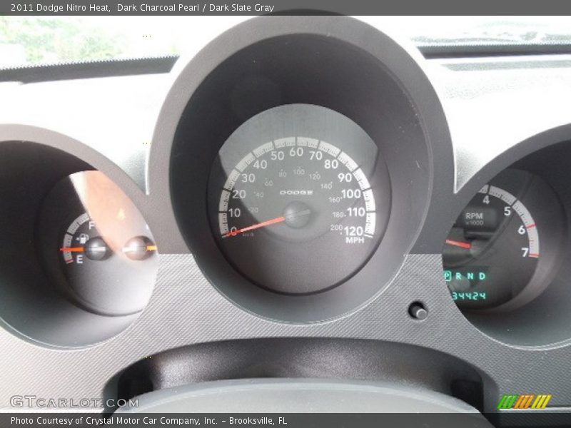 Dark Charcoal Pearl / Dark Slate Gray 2011 Dodge Nitro Heat