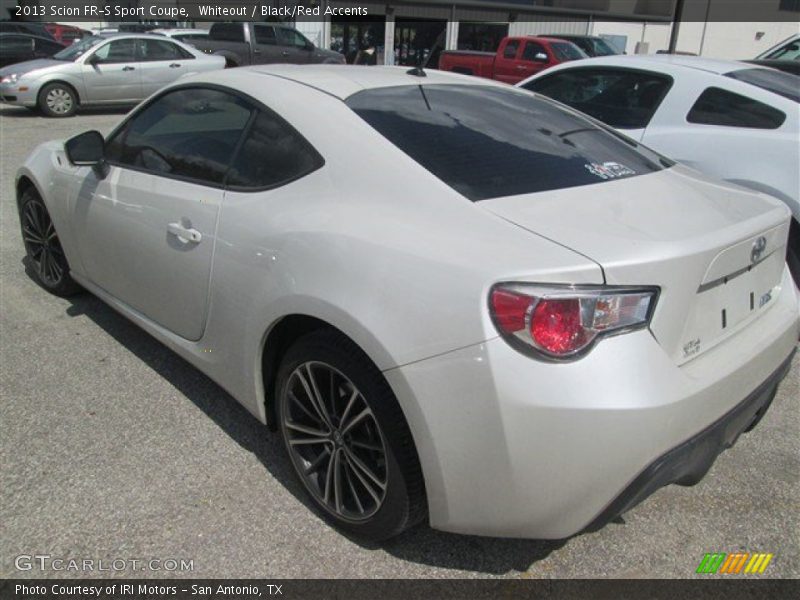 Whiteout / Black/Red Accents 2013 Scion FR-S Sport Coupe