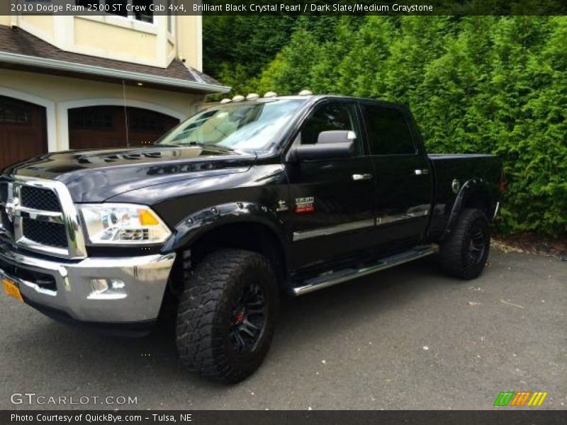 Brilliant Black Crystal Pearl / Dark Slate/Medium Graystone 2010 Dodge Ram 2500 ST Crew Cab 4x4