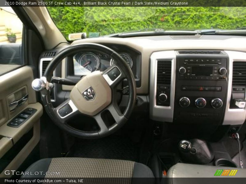 Brilliant Black Crystal Pearl / Dark Slate/Medium Graystone 2010 Dodge Ram 2500 ST Crew Cab 4x4