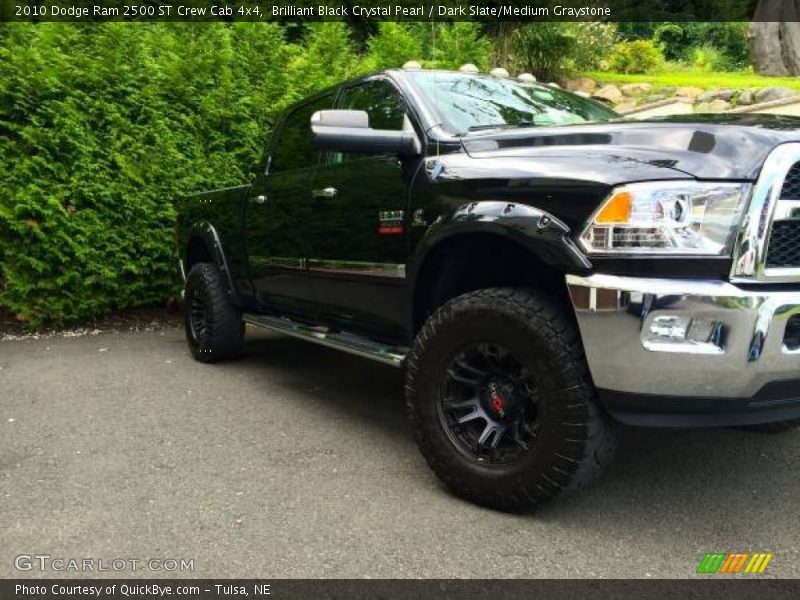 Brilliant Black Crystal Pearl / Dark Slate/Medium Graystone 2010 Dodge Ram 2500 ST Crew Cab 4x4
