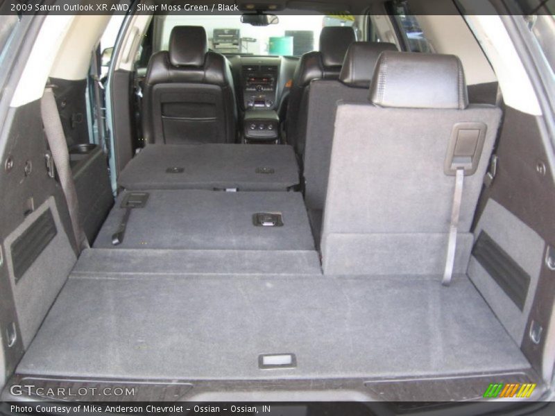 Silver Moss Green / Black 2009 Saturn Outlook XR AWD