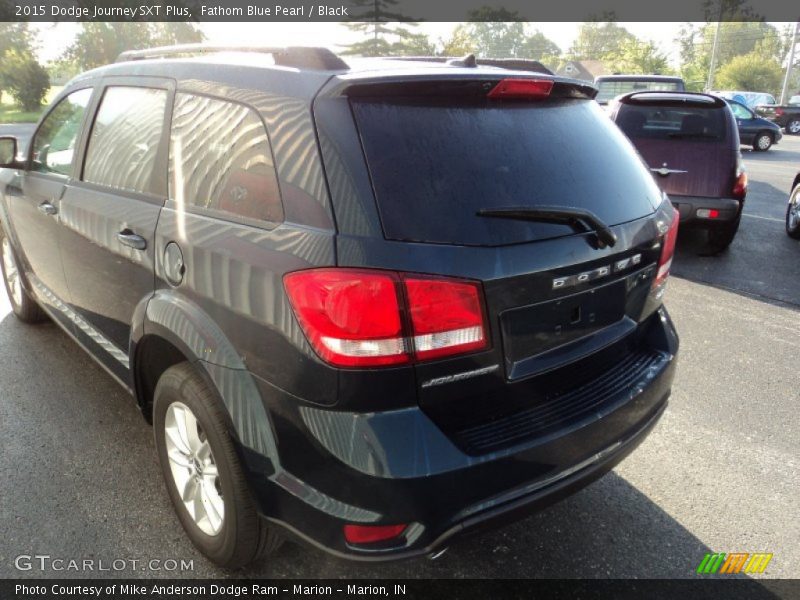 Fathom Blue Pearl / Black 2015 Dodge Journey SXT Plus