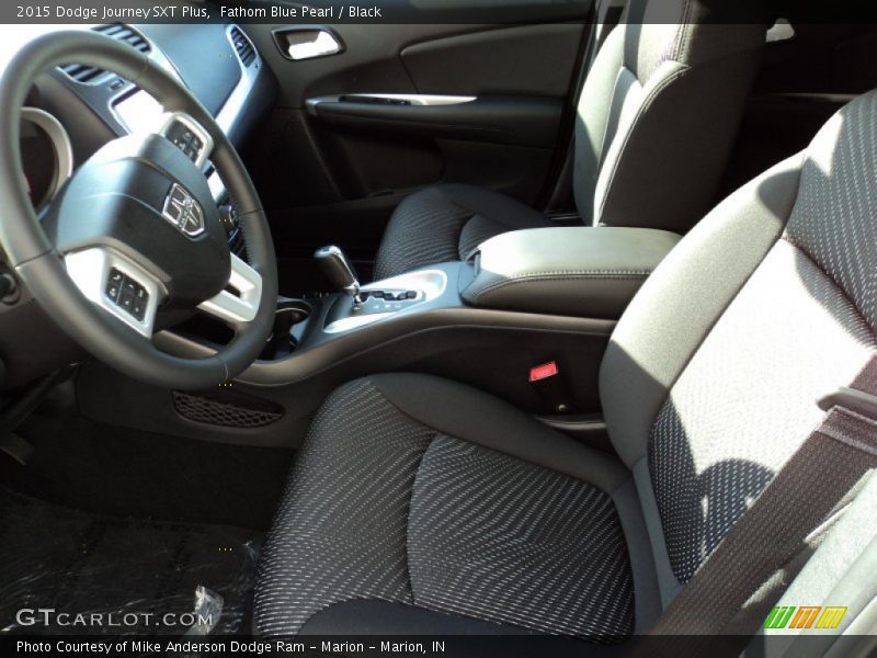 Fathom Blue Pearl / Black 2015 Dodge Journey SXT Plus