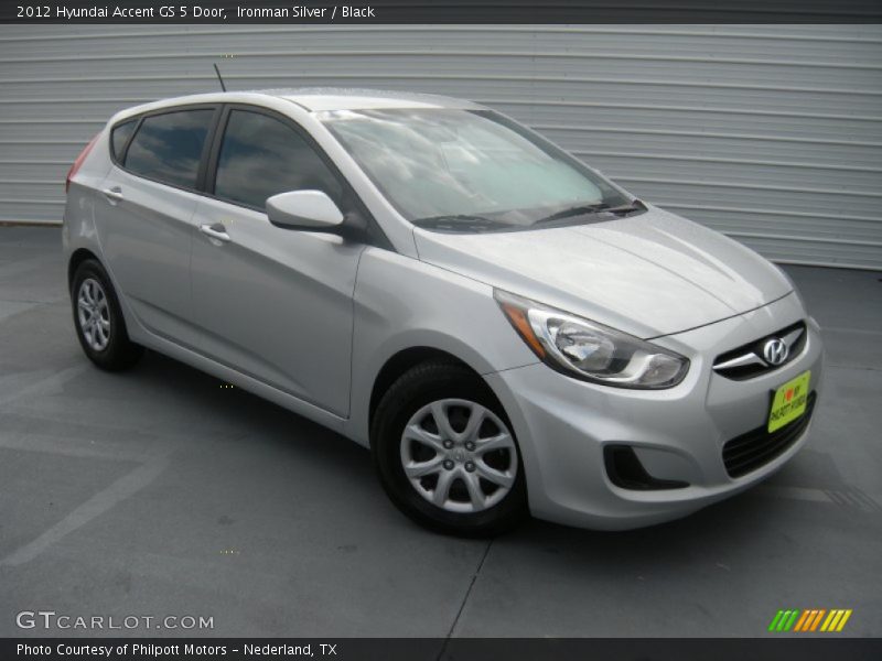 Ironman Silver / Black 2012 Hyundai Accent GS 5 Door