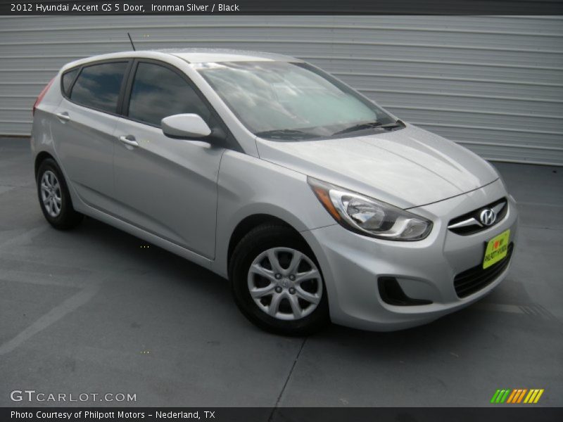 Ironman Silver / Black 2012 Hyundai Accent GS 5 Door