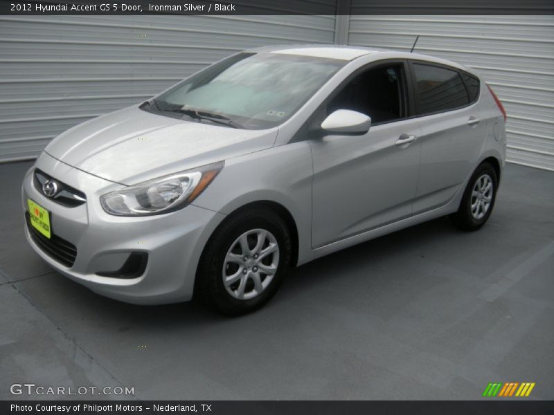 Ironman Silver / Black 2012 Hyundai Accent GS 5 Door