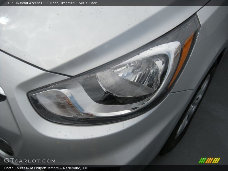 Ironman Silver / Black 2012 Hyundai Accent GS 5 Door