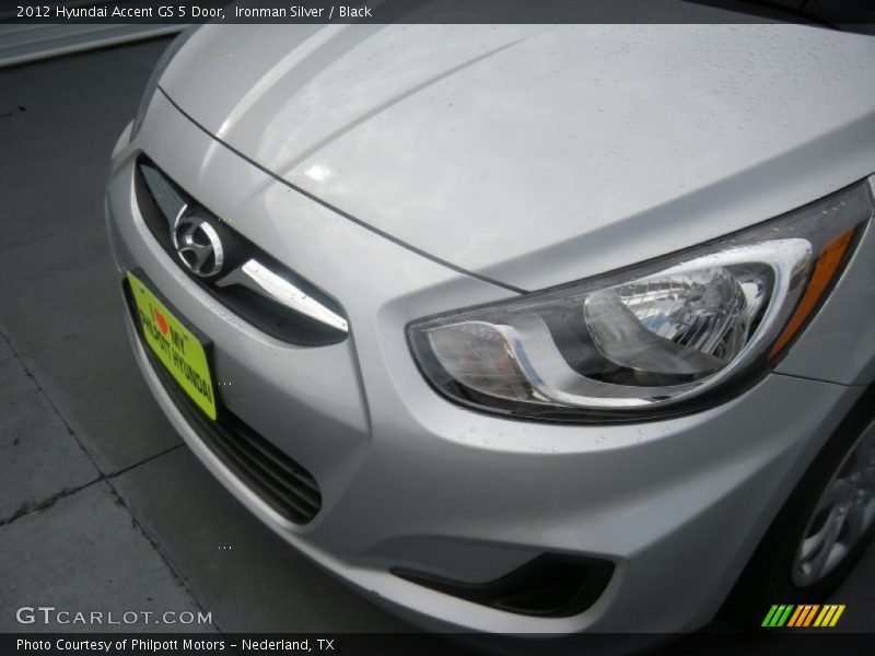 Ironman Silver / Black 2012 Hyundai Accent GS 5 Door