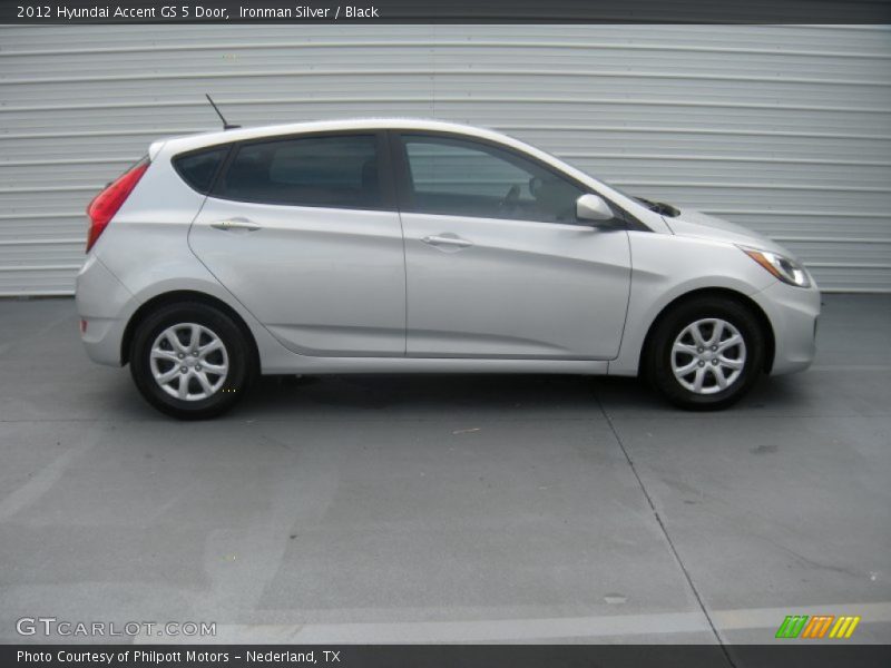 Ironman Silver / Black 2012 Hyundai Accent GS 5 Door