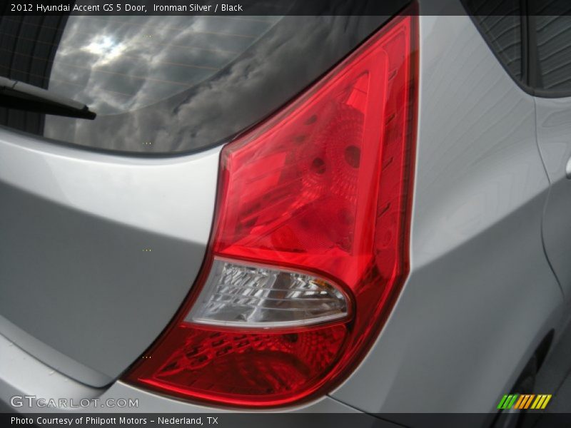 Ironman Silver / Black 2012 Hyundai Accent GS 5 Door