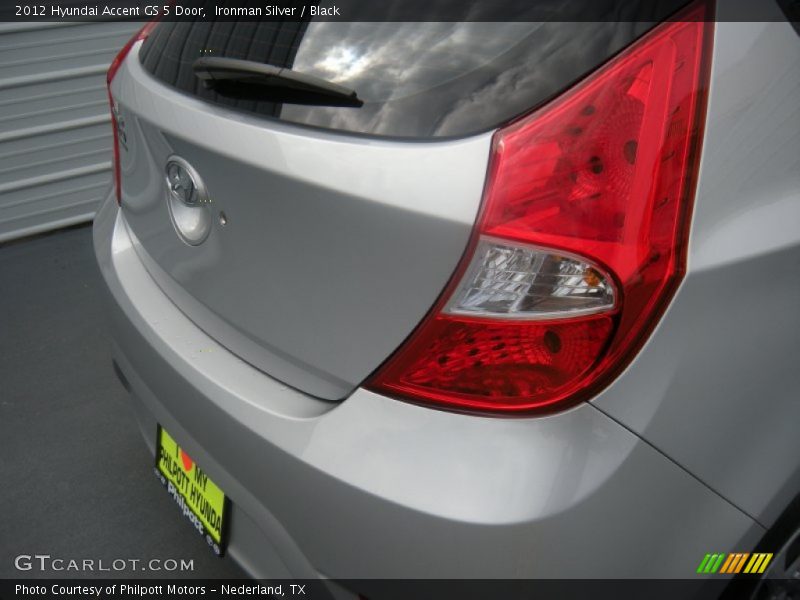 Ironman Silver / Black 2012 Hyundai Accent GS 5 Door