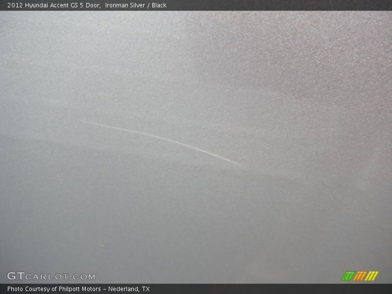 Ironman Silver / Black 2012 Hyundai Accent GS 5 Door