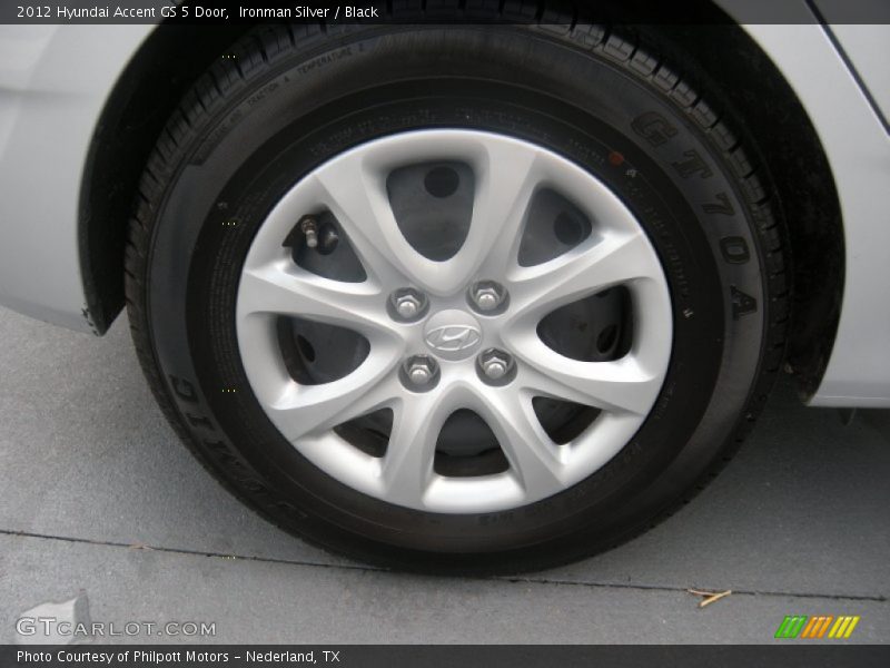 Ironman Silver / Black 2012 Hyundai Accent GS 5 Door