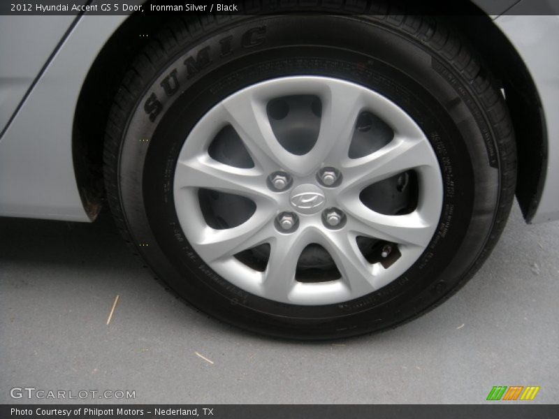 Ironman Silver / Black 2012 Hyundai Accent GS 5 Door