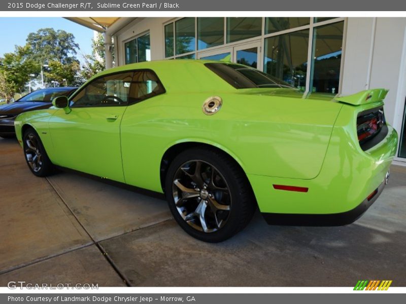 Sublime Green Pearl / Black 2015 Dodge Challenger R/T